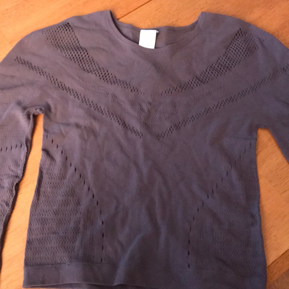 Fabletics long sleeve purple top